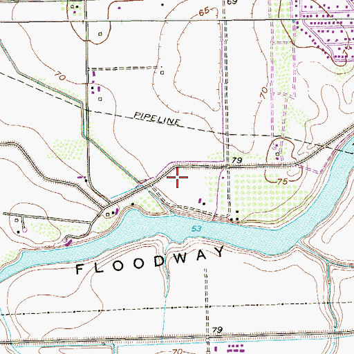 Topographic Map of Las Palomas Wildlife Management Area - MacWhorter Unit, TX