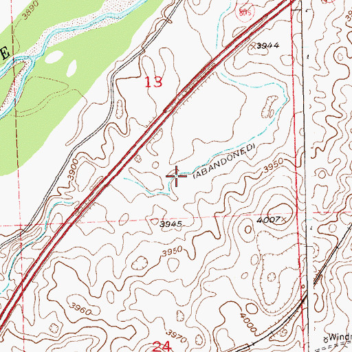 Topographic Map of Cole Ditch, CO