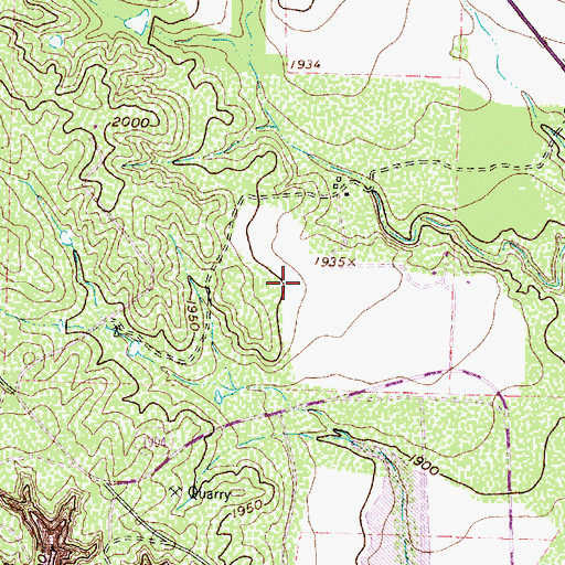 Topographic Map of Lake View Park, TX