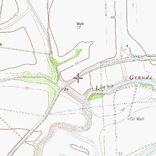 Topographic Map of Las Palomas Wildlife Management Area - Chapote Unit, TX