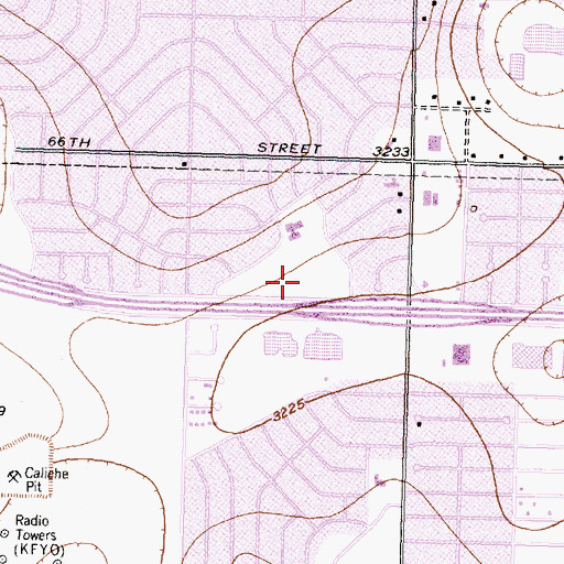 Topographic Map of Kastman Park, TX