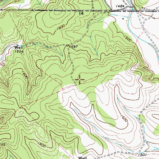Topographic Map of Hill Country State Natural Area, TX