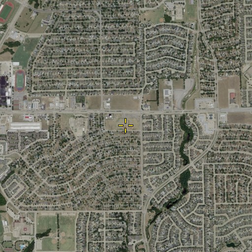 Aerial/Satellite Image of Hillside Park, TX