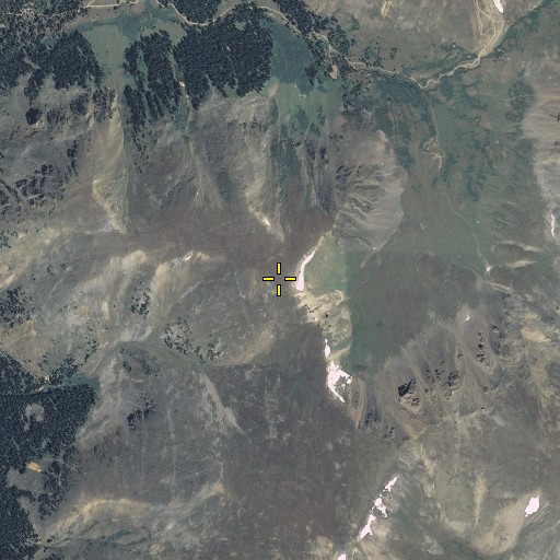 Aerial/Satellite Image of Sheep Mountain, CO