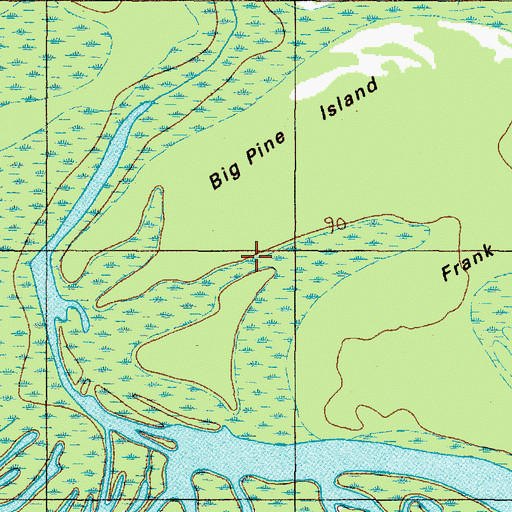 Topographic Map of State Wildlife Scientific Area, TX