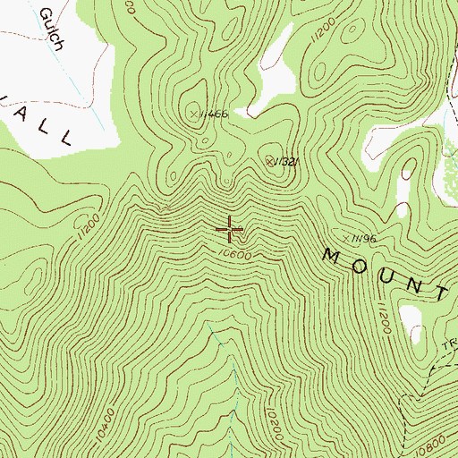 Topographic Map of Tarryall Mountains, CO