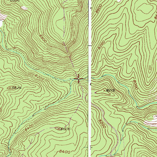 Topographic Map of Goose Creek Campground, CO