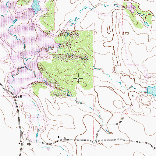 Topographic Map of Nocatee Park, TX