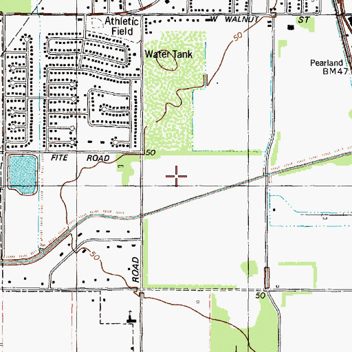 Topographic Map of McLean Road Park, TX
