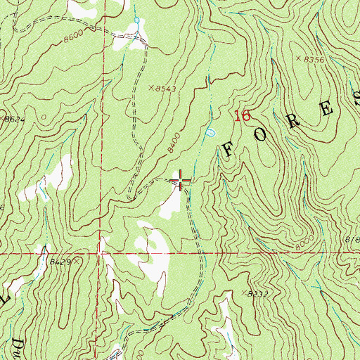 Topographic Map of Dutton Ditch, CO