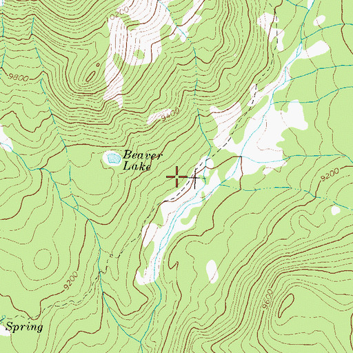 Topographic Map of Fourmile Stock Trail, CO