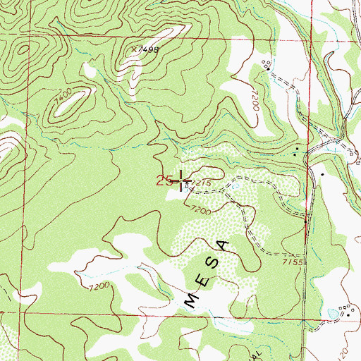 Topographic Map of Florida Mesa, CO