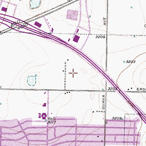 Topographic Map of Lubbock City Park, TX