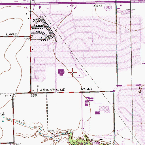 Topographic Map of Lyndon Baines Johnson Park, TX