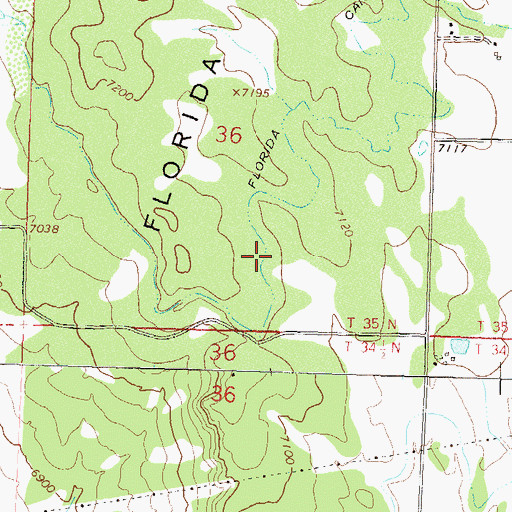 Topographic Map of Florida Canal, CO