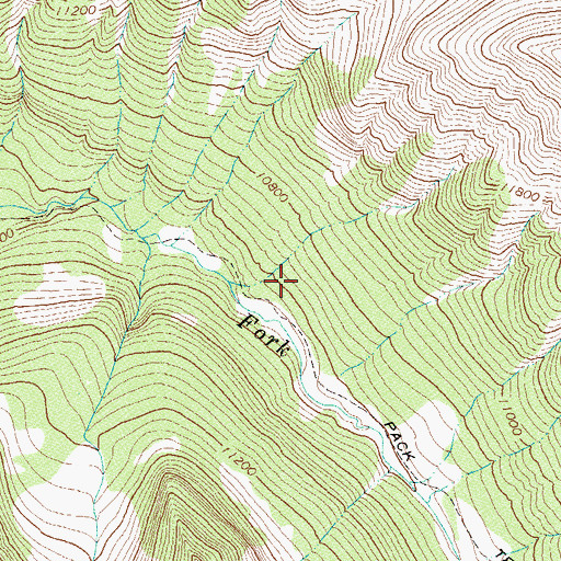 Topographic Map of Sullivan Ditch, CO