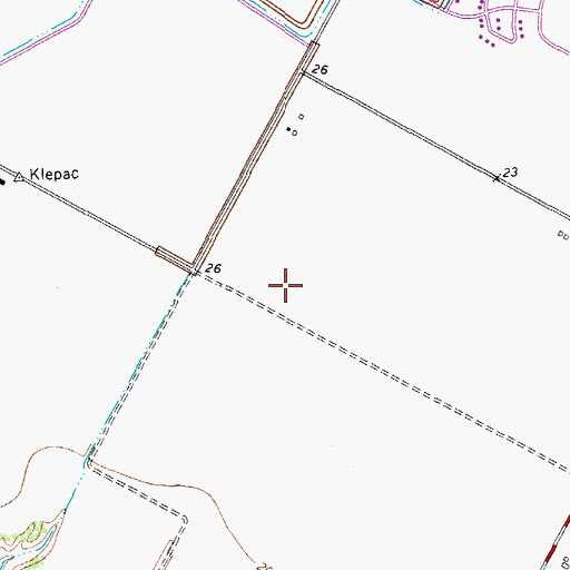 Topographic Map of Winrock Park, TX