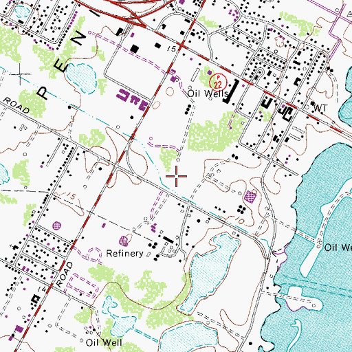 Topographic Map of Wranosky Park, TX