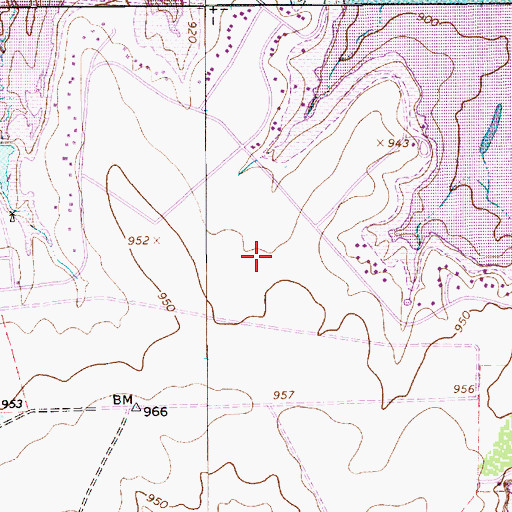 Topographic Map of West Arrowhead Park, TX