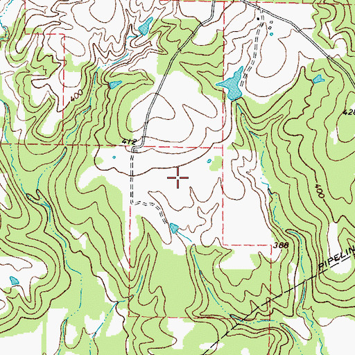 Topographic Map of Walleye Park, TX
