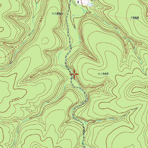 Topographic Map of Walter Buck Wildlife Management Area, TX