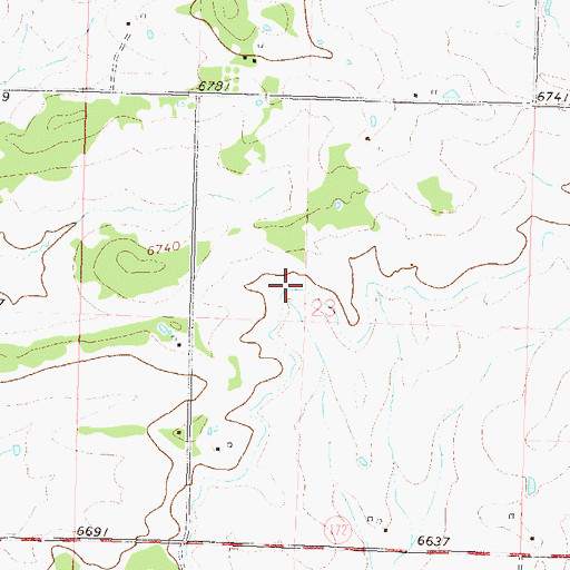 Topographic Map of Morrison Consolidated Ditch, CO