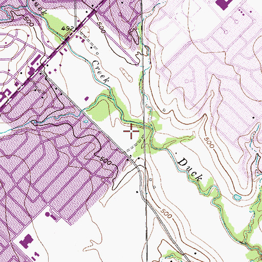 Topographic Map of Troth Abion Park, TX