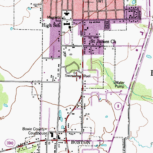 Topographic Map of Tapp Park, TX