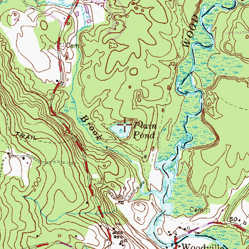 Topographic Map of Black Farm State Management Area, RI