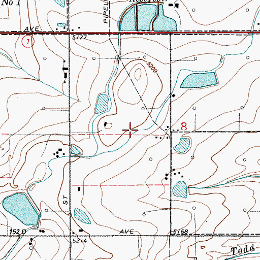 Topographic Map of Signal Ditch, CO