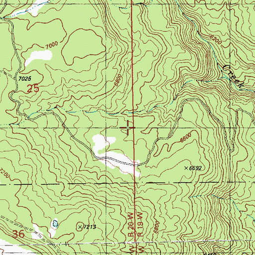 Topographic Map of Manti-La Sal National Forest, CO