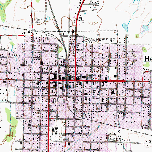 Topographic Map of Waller County Courthouse, TX