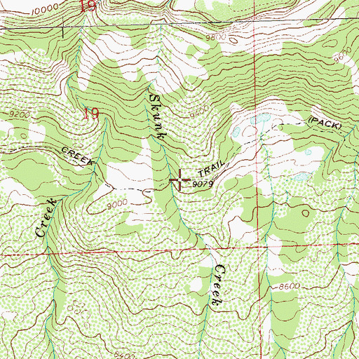 Topographic Map of Coal Creek Trail, CO