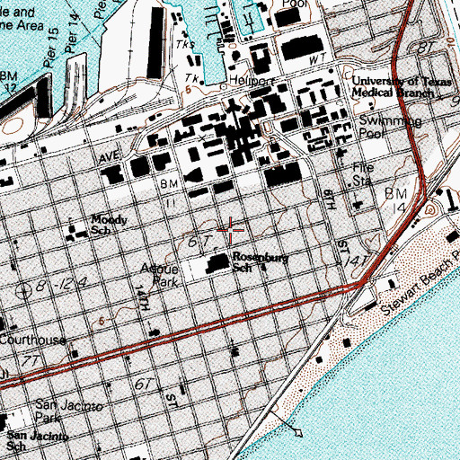 Topographic Map of McKinney-McDonald House, TX