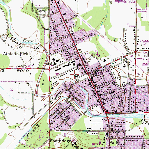 Topographic Map of Kendall Inn, TX
