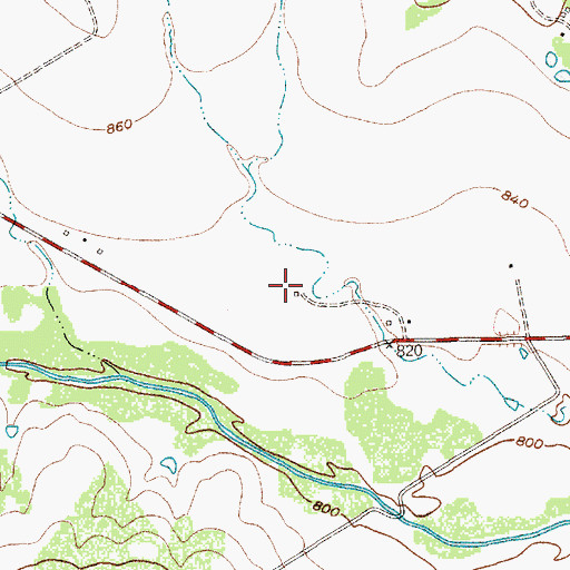 Topographic Map of Gunsten and Lofise Grimland House, TX