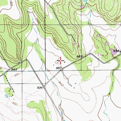 Topographic Map of Hans and Berthe Reierson House, TX
