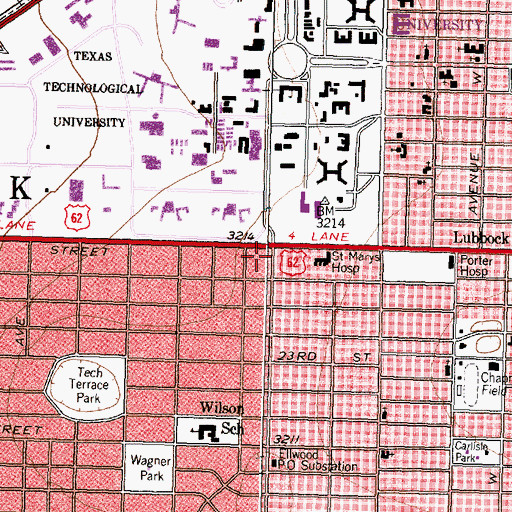 Topographic Map of Fred and Annie Snyder House, TX