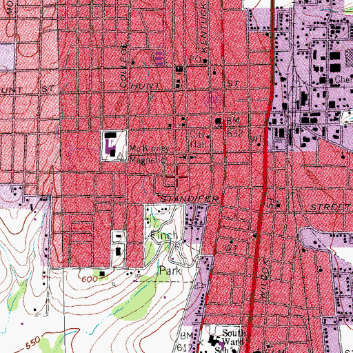 Topographic Map of Foote-Crouch House, TX