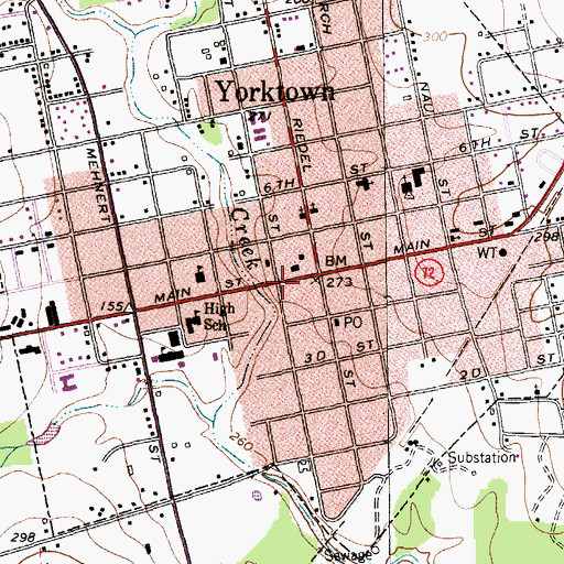 Topographic Map of Eckhardt Stores, TX