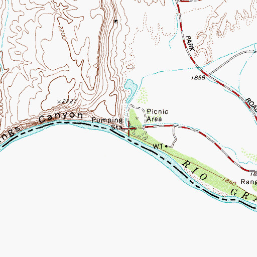 Topographic Map of Daniels Farm House, TX