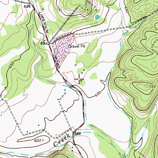 Topographic Map of Burleson-Knispel House, TX