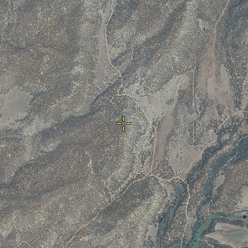 Aerial/Satellite Image of Long Mesa, CO