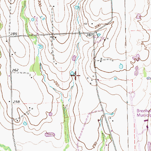 Topographic Map of Allcorn-Kokemoor Farmstead, TX