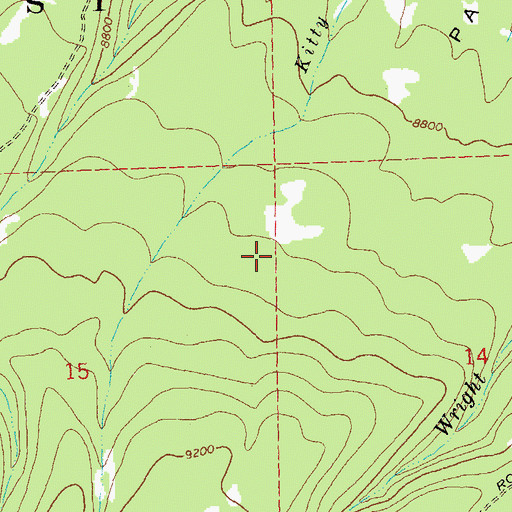 Topographic Map of Payne Mesa, CO