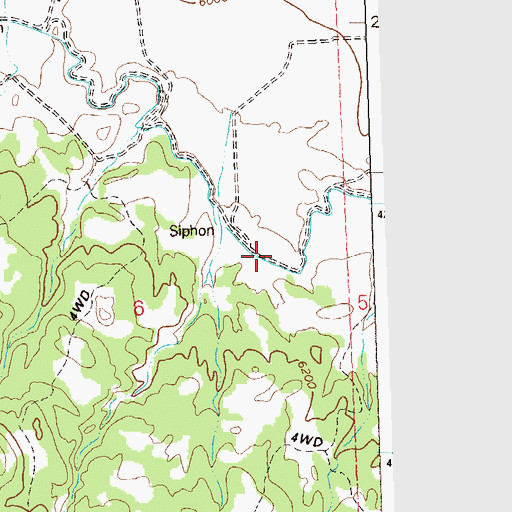 Topographic Map of West Canal, CO