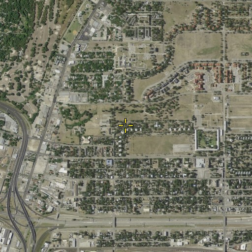 Aerial/Satellite Image of Pershing House, TX