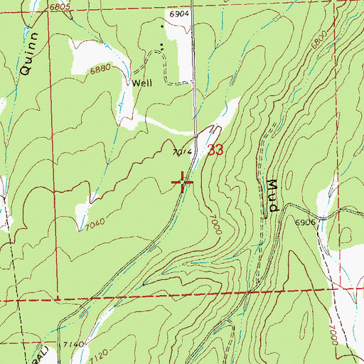 Topographic Map of Lilylands Canal, CO