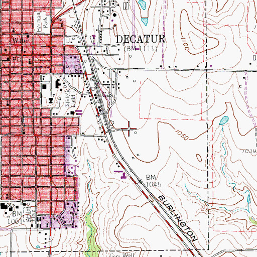 Topographic Map of Texas Tourist Camp, TX
