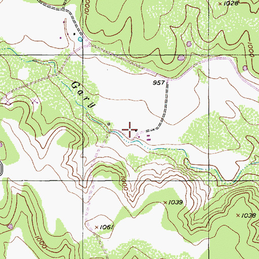 Topographic Map of Ole and Ann Pierson Farm, TX